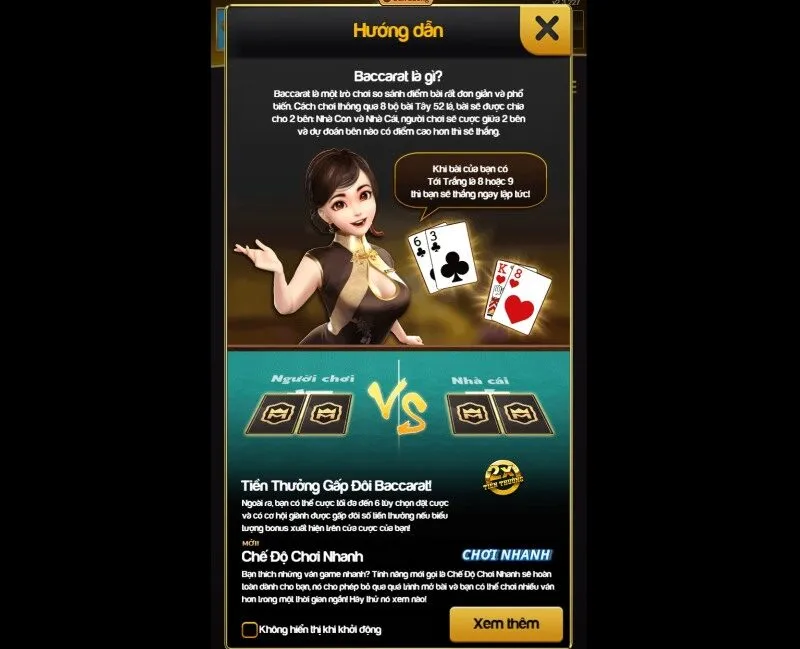 Luật chơi Baccarat King88 dễ hiểu, dễ chơi nhất