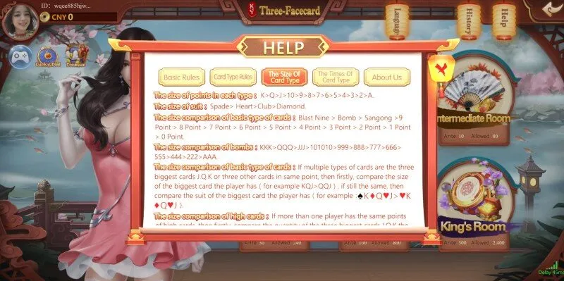 Lý do nên chơi game Win Three Cards Three Face King88