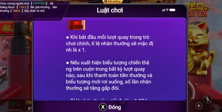 Cập nhật luật chơi Mèo phát tài King88