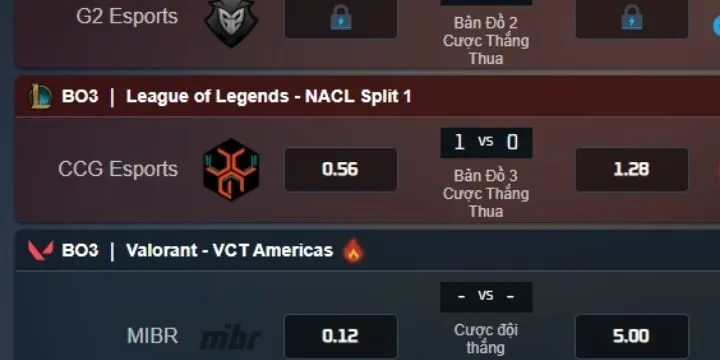 Esports King88 trận đấu hấp dẫn